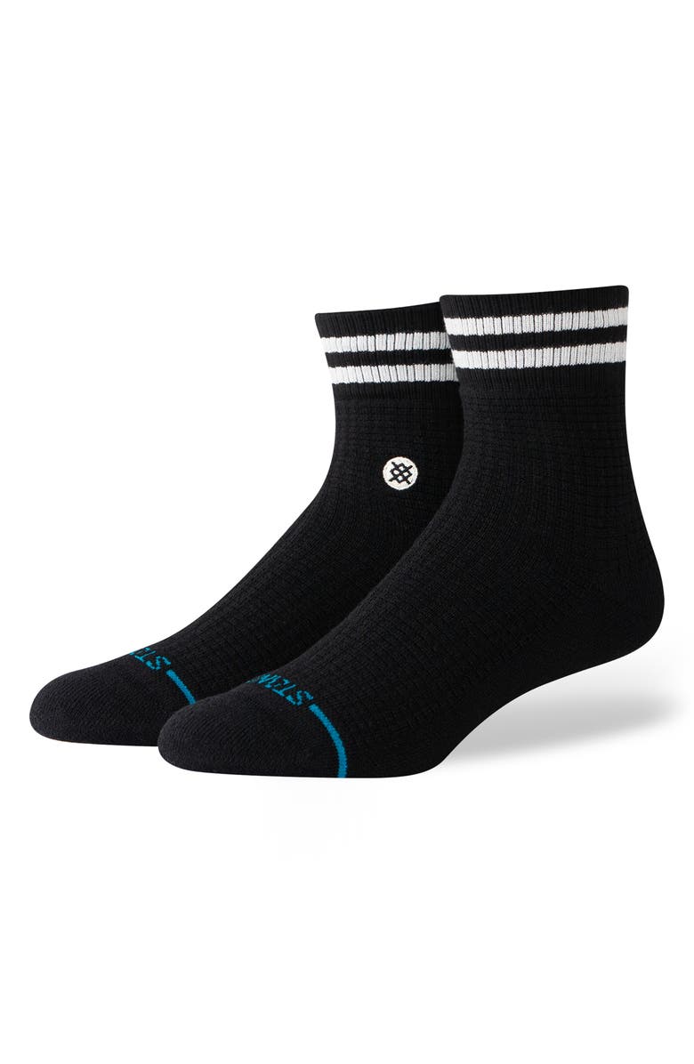Stance Waffles & Butter Cotton Blend Quarter Crew Socks, Alternate, color, 