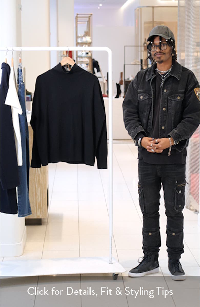 Oversize Cashmere Turtleneck Sweater, sales video thumbnail