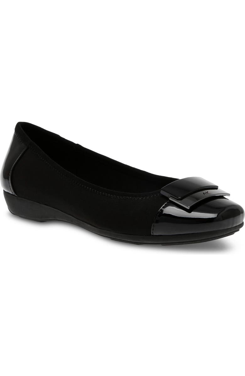 Anne Klein Akuna Cap Toe Flat, Main, color,
