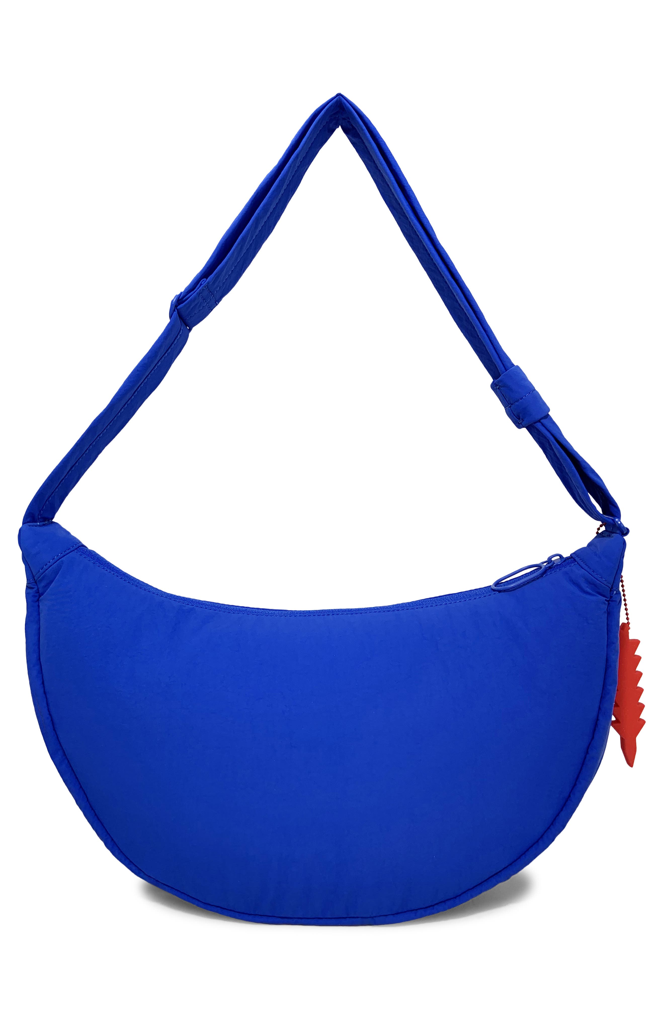 Cleo Large Crescent Crossbody Bag, Alternate, color, COBALT