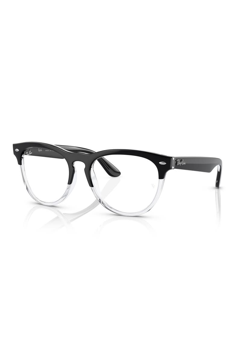 Iris 54mm Square Optical Frames, Alternate, color, BLACK