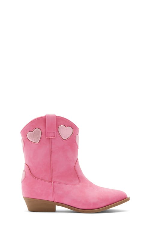 Tucker + Tate Kids' Clarra Heart Western Boot In Pink