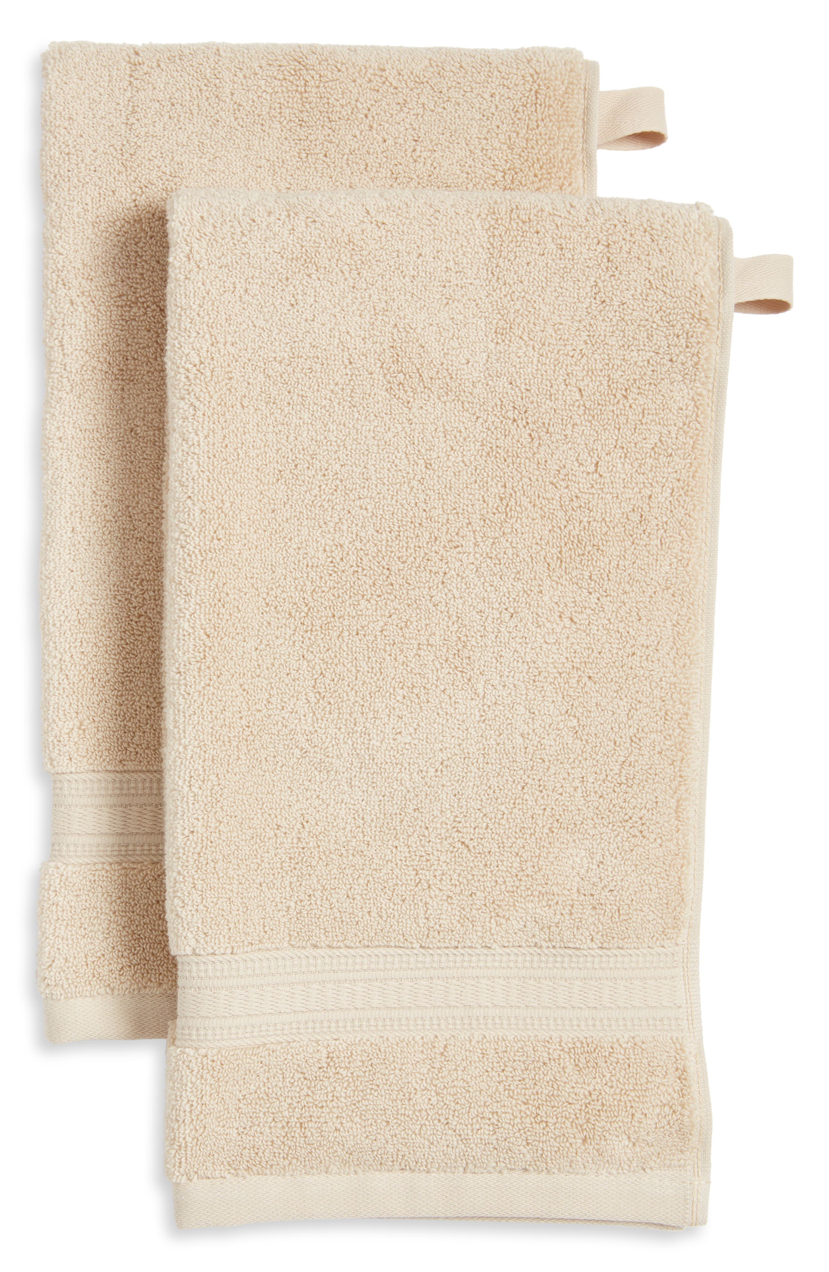Zero Twist 2-Pack Cotton Hand Towels