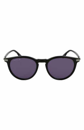Lacoste The Line 51mm Round Sunglasses