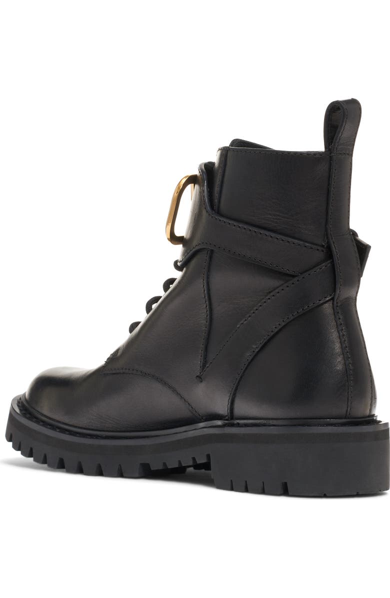 Valentino Garavani VLOGO Buckle Combat Boot, Alternate, color,