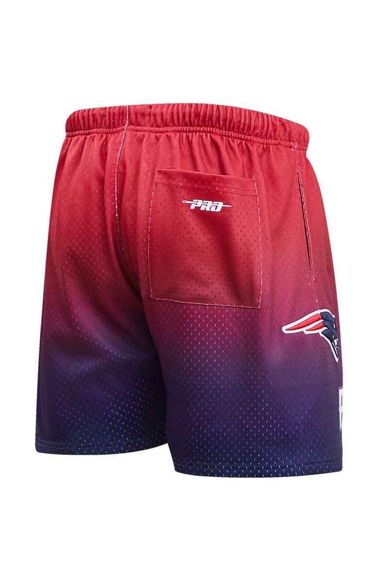 PRO STANDARD Men's Pro Standard Navy/Red New England Patriots Ombre Mesh Shorts, Alternate, color, Navy