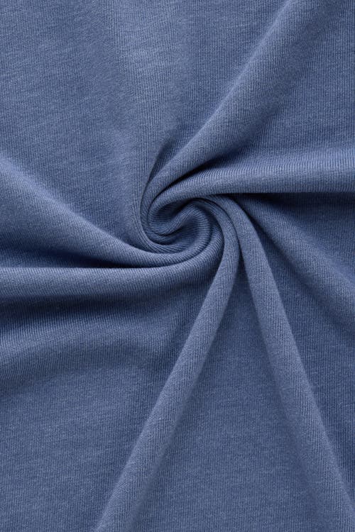 Wolf Vs. Goat (wvg) Long Sleeve Heavyweight Jersey Crewneck In Blue