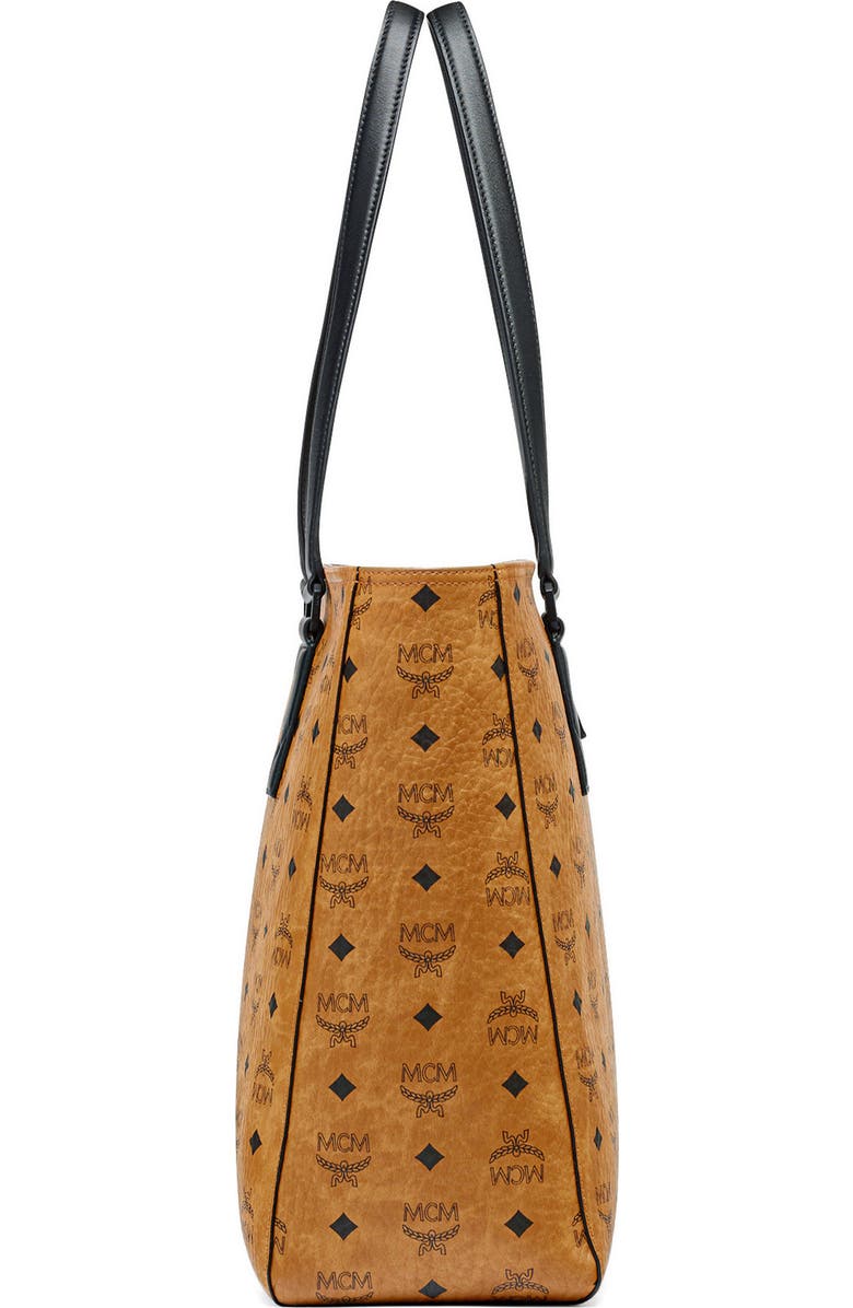 MCM Klassik Visetos Large Shopper, Alternate, color,