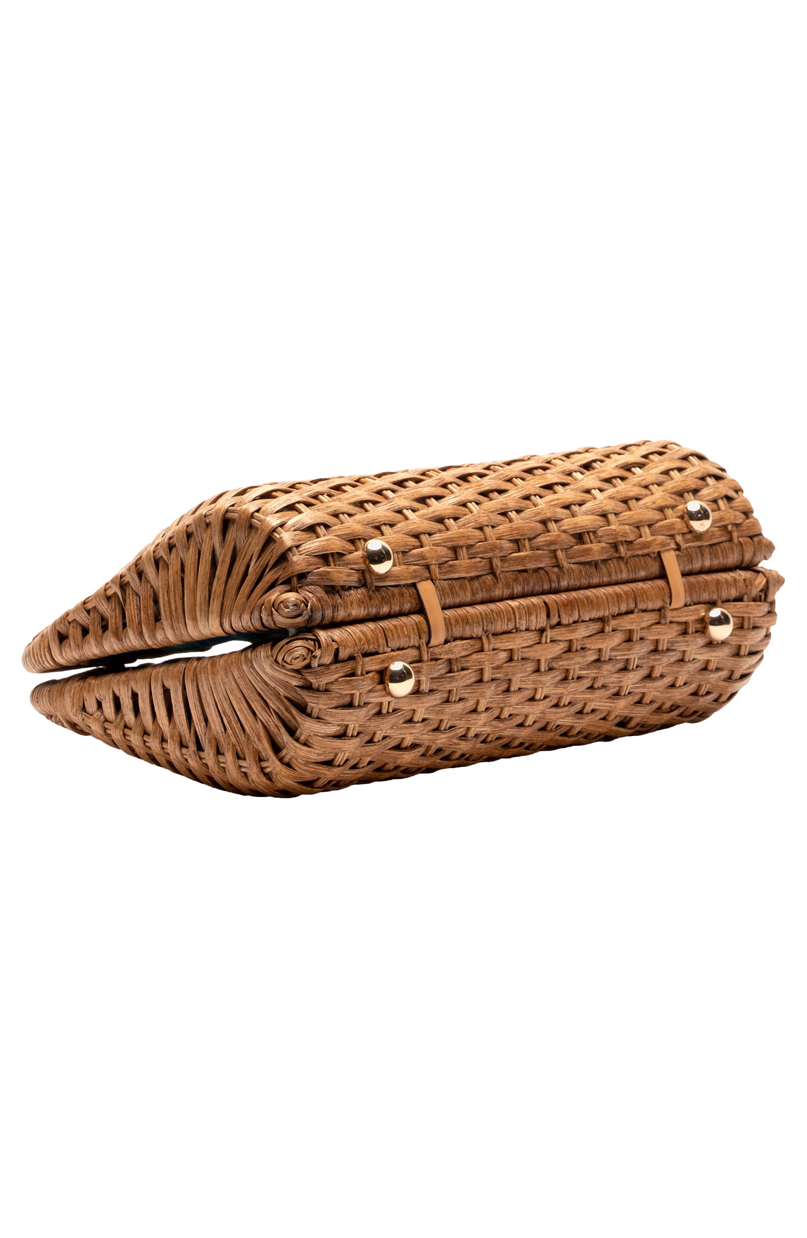 Frances Valentine Buzzy Woven Wicker Top Handle Bag, Alternate, color, 