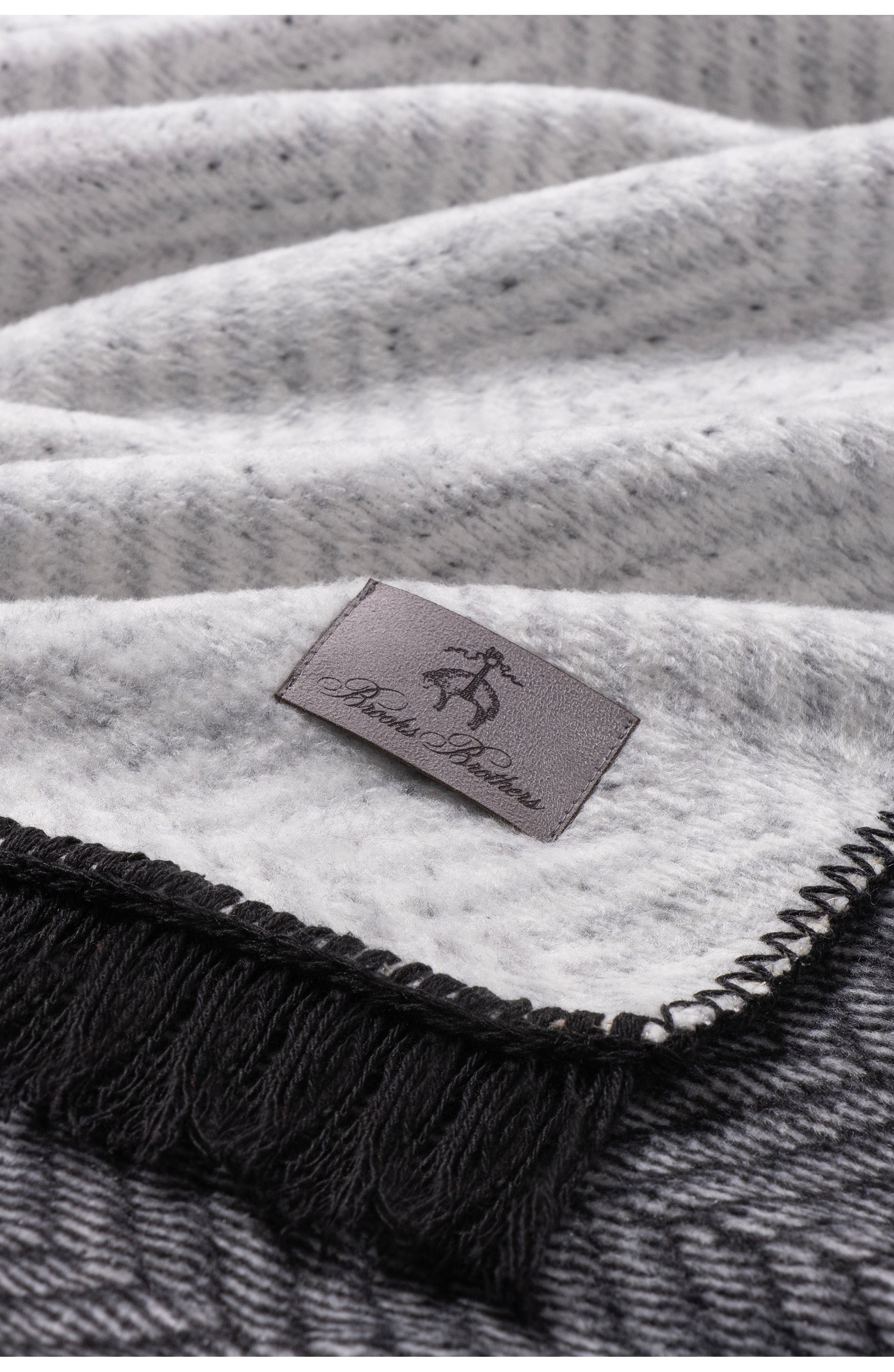 Brooks Brothers Logo Turkish Cotton Throw Blanket | Nordstromrack