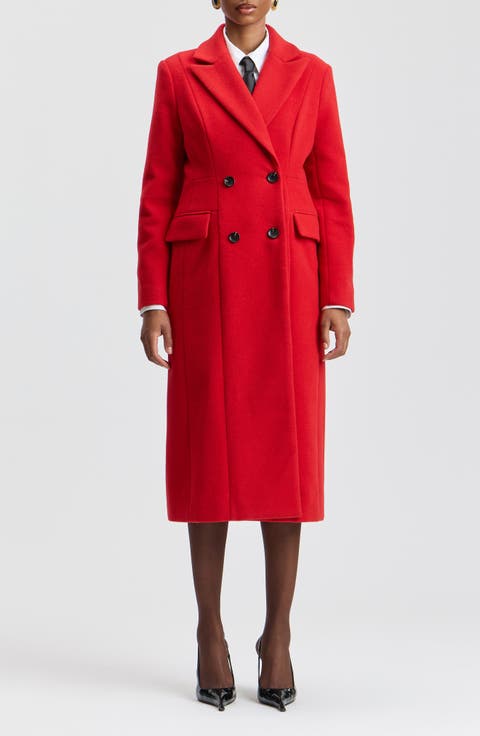 Sculpted Maxi Topcoat