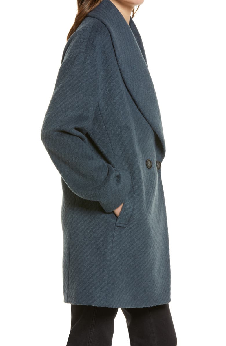 Avec Les Filles Shawl Collar Coat, Alternate, color, 