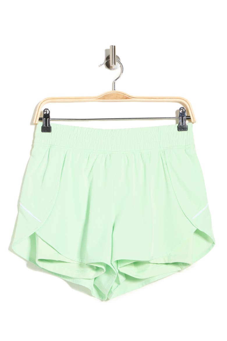 Lightstreme Sterling Running Shorts, Alternate, color, CELADON/ WHITE