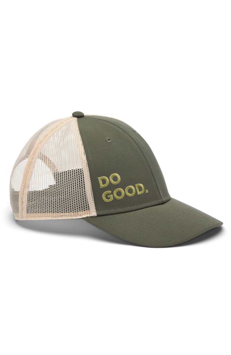 Cotopaxi Do Good Trucker Hat, Main, color, Fatigue