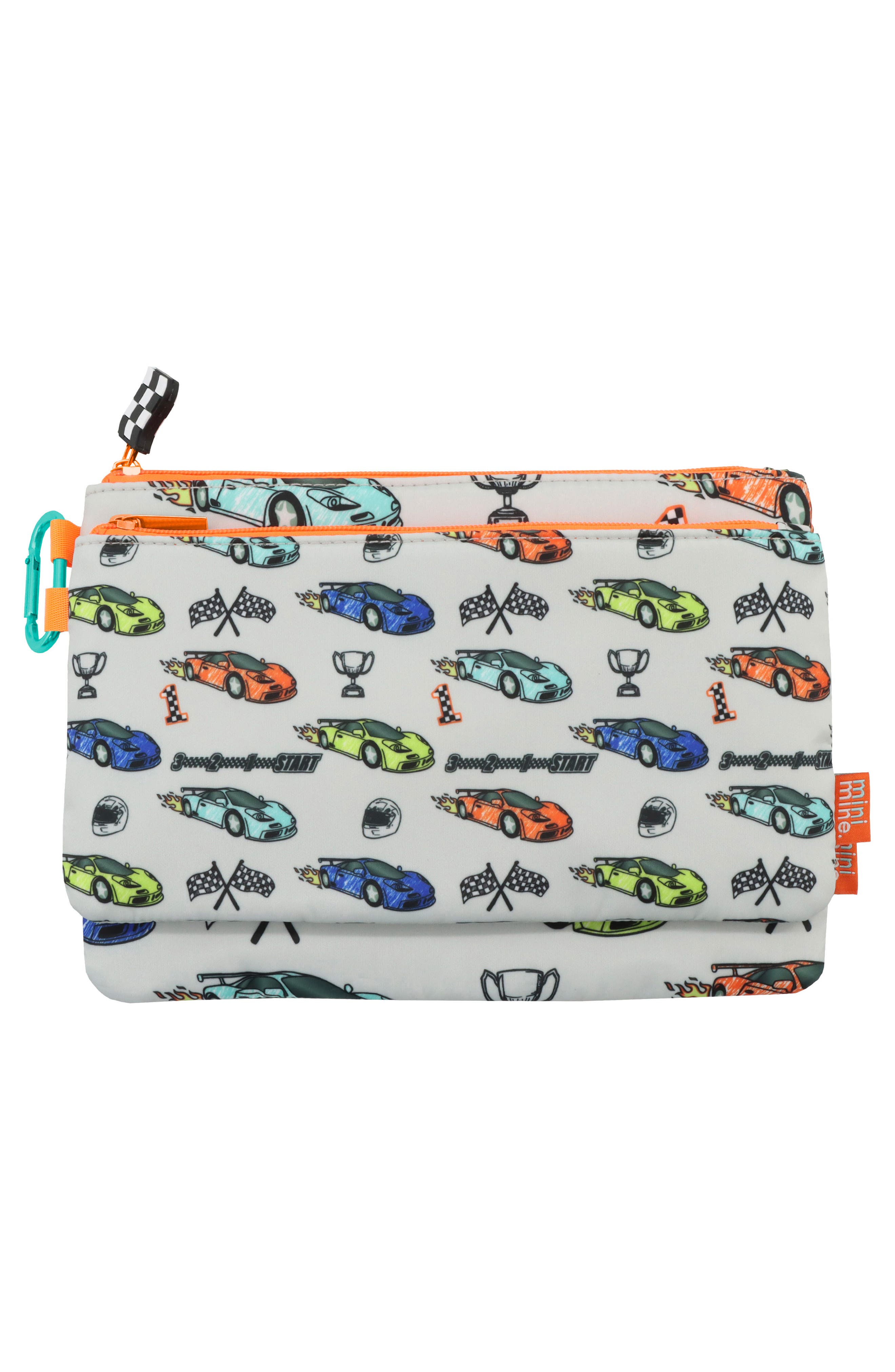MYTAGALONGS Kids' Mini 2-Pack Organizing Pouches, Alternate, color, Grey