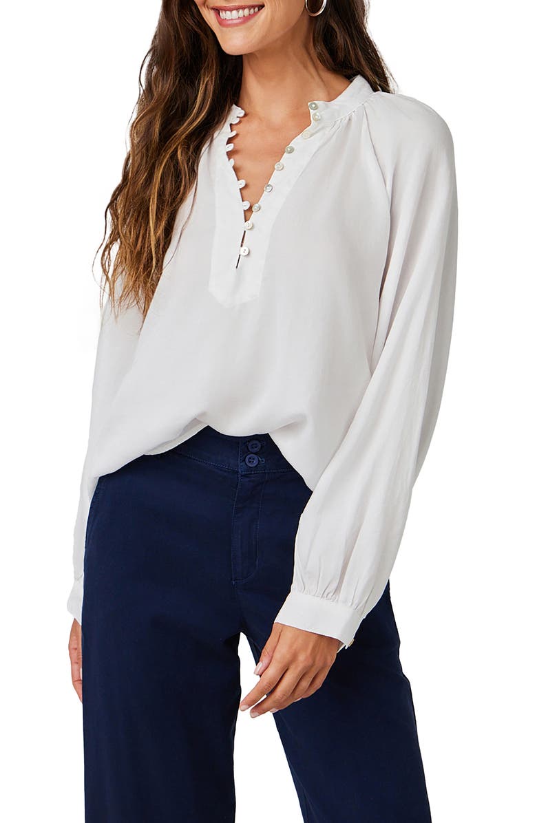 Bella Dahl Long Sleeve Poet Shirt, Main, color, 