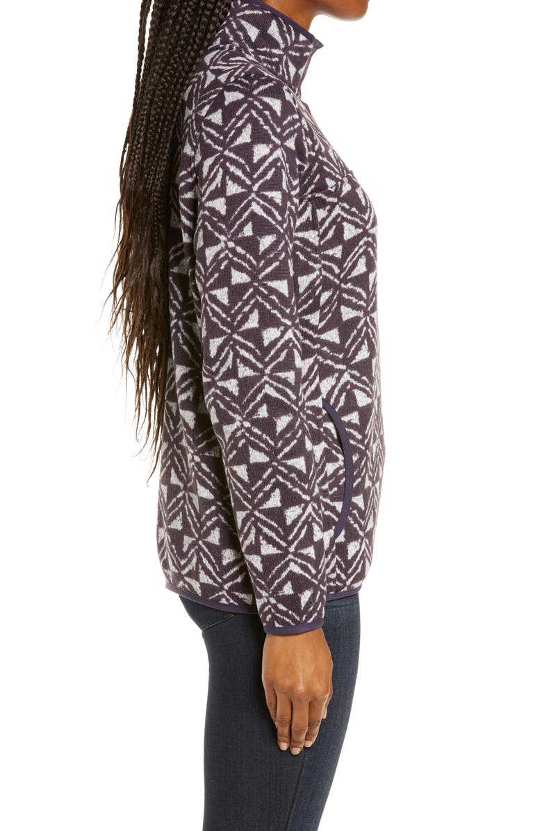 L.L.Bean Pattern Sweater Fleece, Alternate, color, 