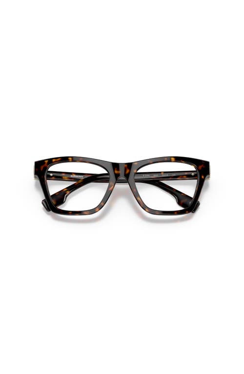 Burberry 52mm Square Optical Glasses In Brown