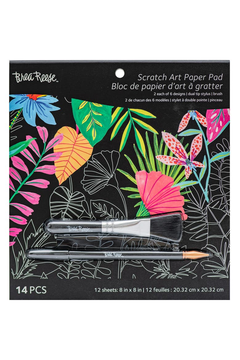 Scratch Art Paper Pad, Main, color, Multicolored