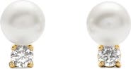 Kate Spade New York Imitation Pearl and Cubic Zirconia Stud Earrings
