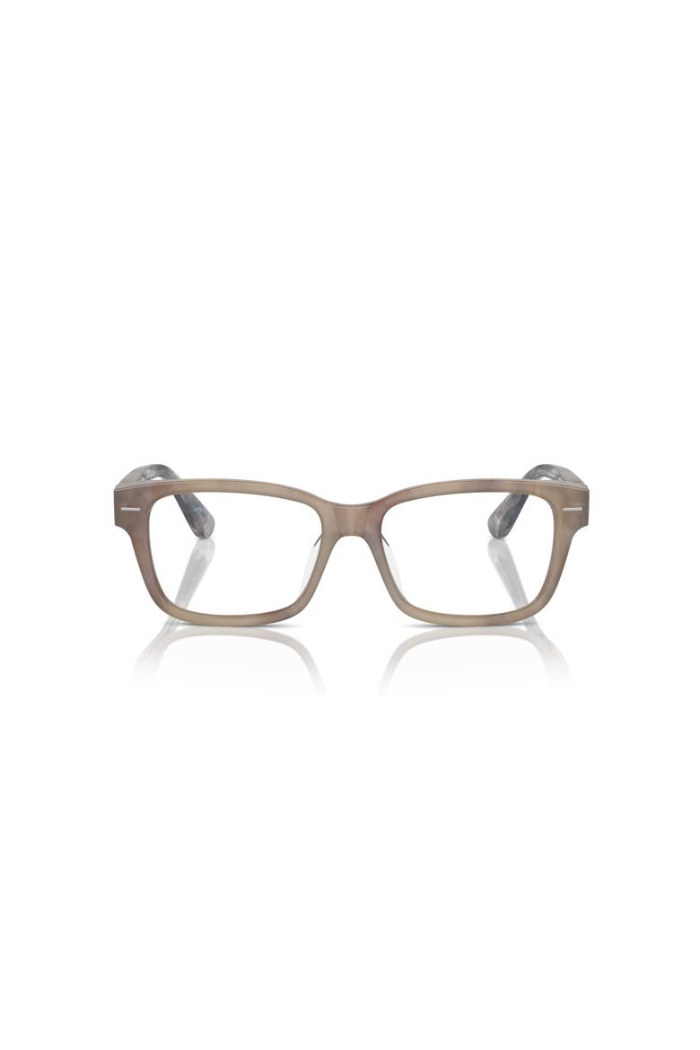 53mm Rectangle optical glasses, Alternate, color, Beige