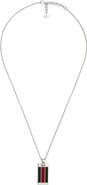 Gucci Web Pendant Necklace