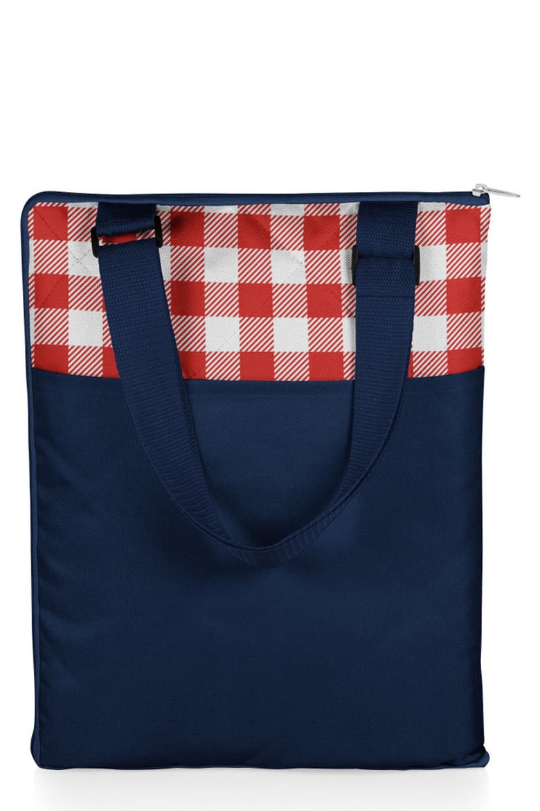 Vista Outdoor Picnic Blanket & Tote, Alternate, color, RED/ WHITE GINGHAM/ NAVY