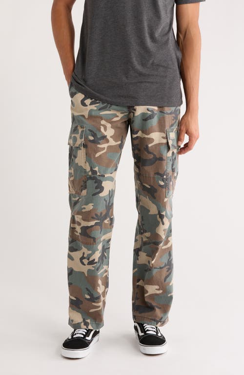 RVCA Dayshift Cargo Pants in Vintage Woodland 