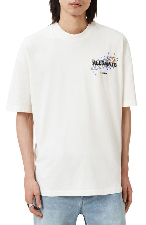 AllSaints Wavy Short Sleeve Crewneck Graphic T-Shirt | Nordstrom