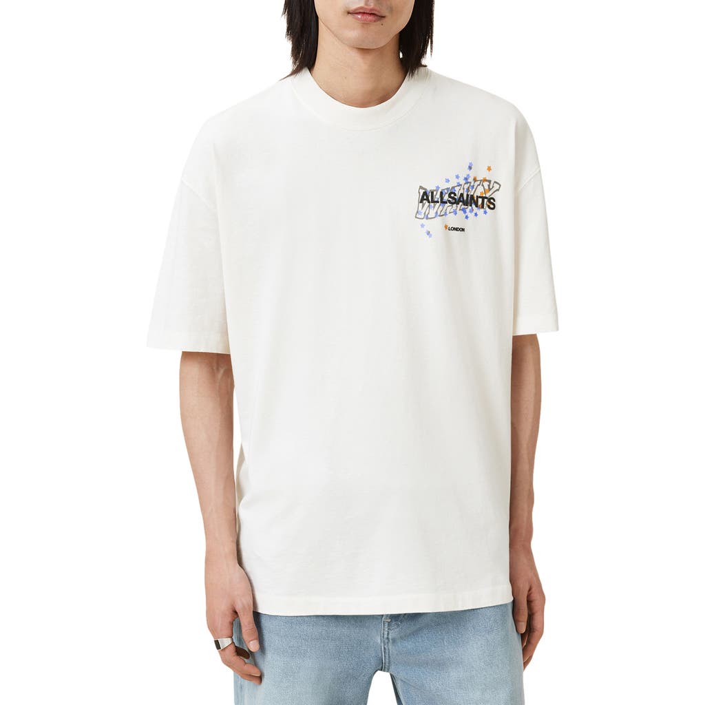 Allsaints Wavy Oversized Crew Neck T-shirt