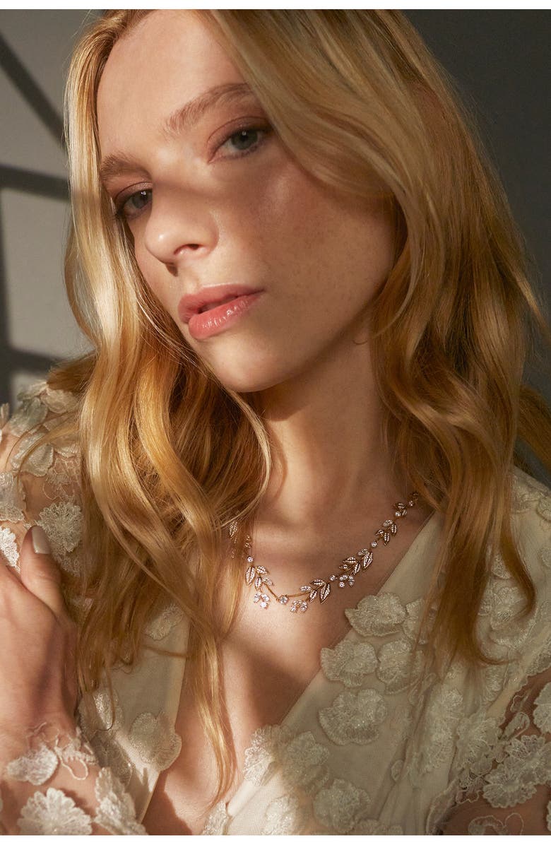 Nadri Midsommer Tulip Collar Necklace, Alternate, color,