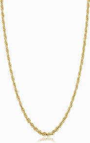 Oradina Men's Titan Rope Statement Chain in 14K Gold