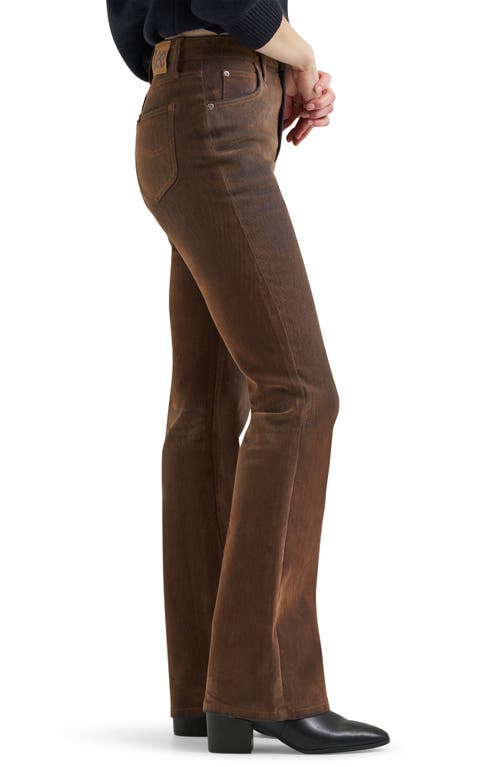 Lee High Waist Bootcut Jeans In Brown