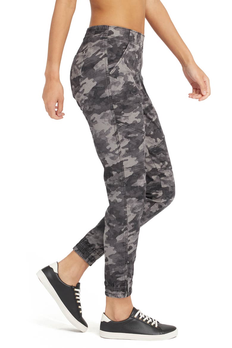 Stretch Twill Jogger Pants, Alternate, color, BLACKWASH CAMO