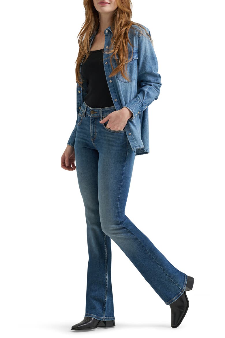 Ever Fit Mid Rise Bootcut Jeans, Alternate, color, IN A FRENZY