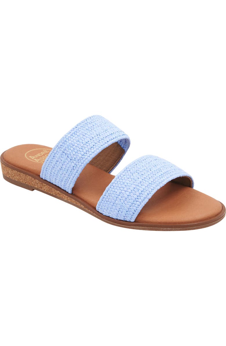 André Assous Galia Featherweights<sup>™</sup> Slide Sandal, Main, color, Blue