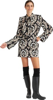 La DoubleJ Ascot Shirt Ghirlanda Black