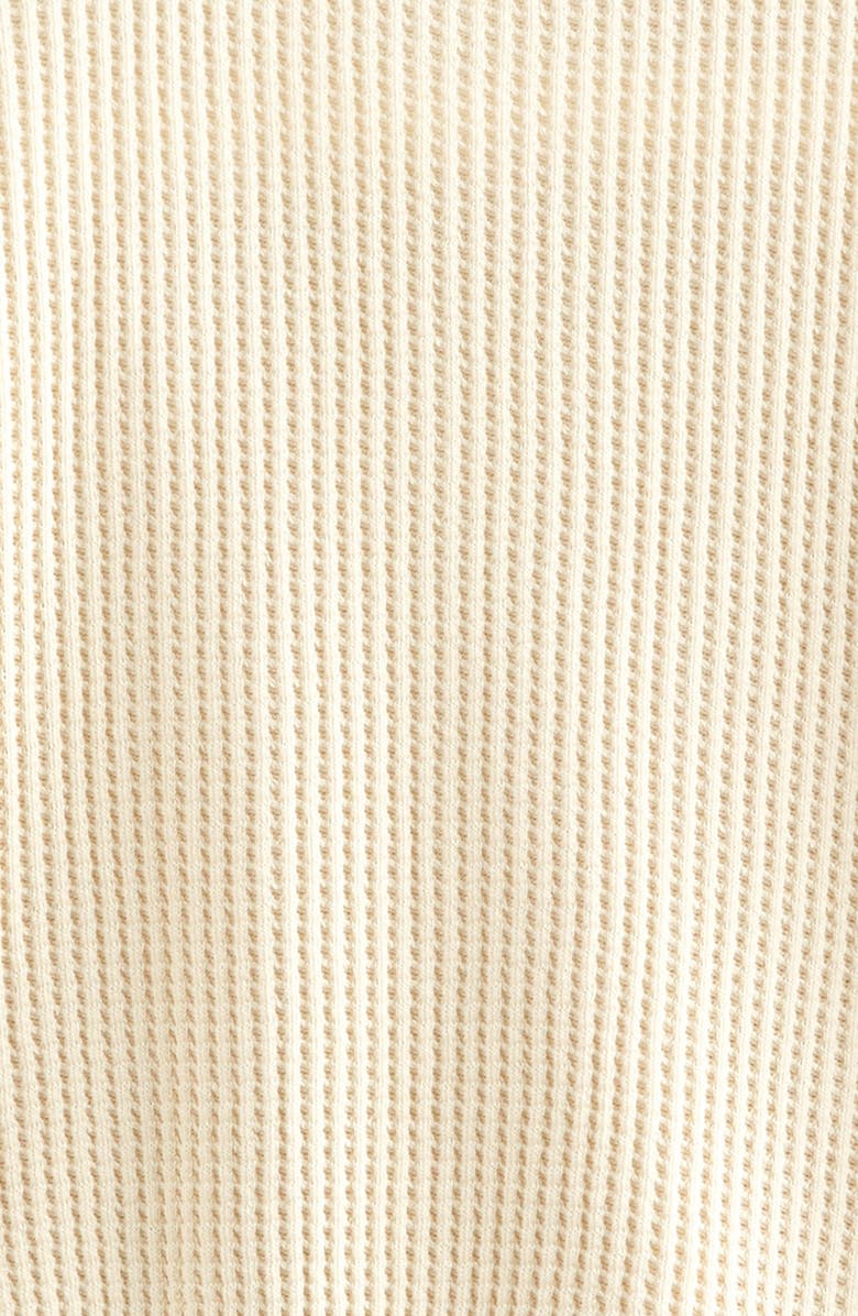 Treasure & Bond Kids' Cozy Waffle Sweatshirt, Alternate, color, Beige Angora