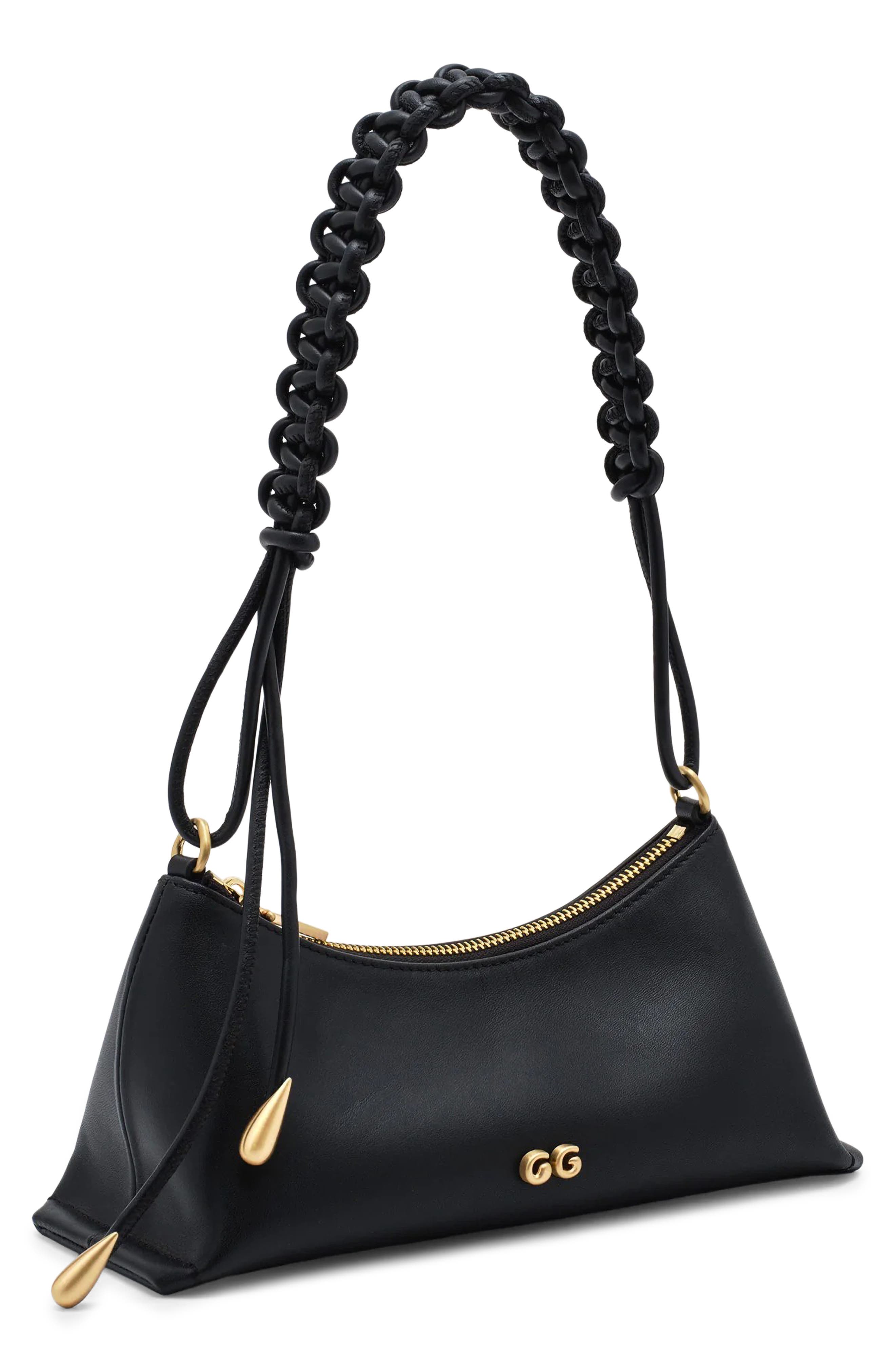 Cult Gaia Osa Shoulder Bag, Alternate, color, Black