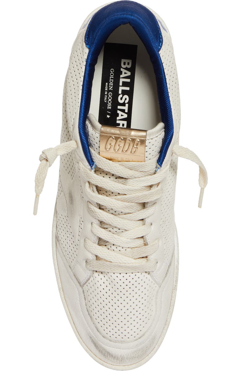 Golden Goose Ball Star Perforated Low Top Sneaker, Alternate, color,