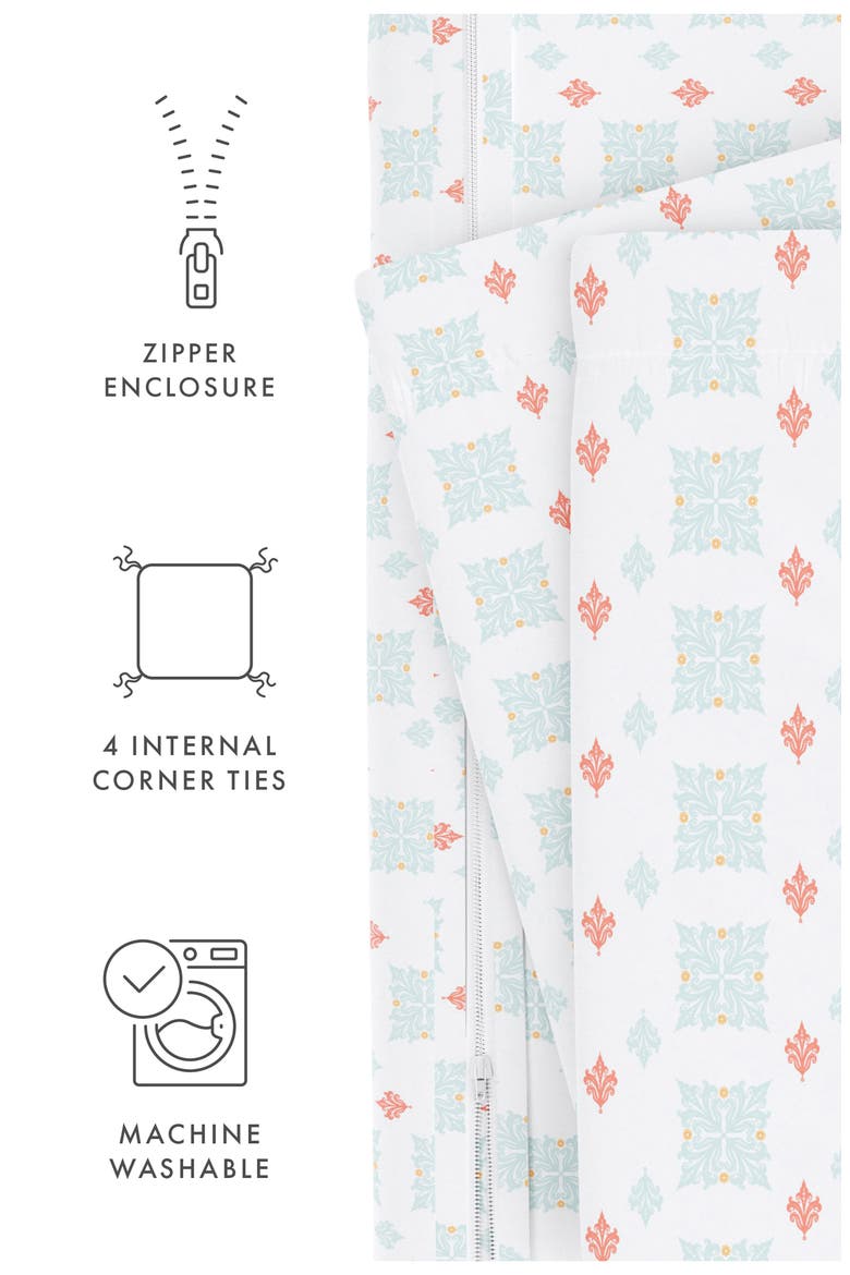 Ultra Soft 3-Piece Duvet Cover Set, Alternate, color, AQUA