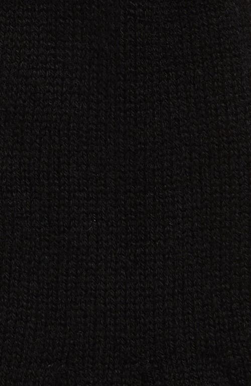 Johnstons Of Elgin Cashmere Jersey Gloves In Black