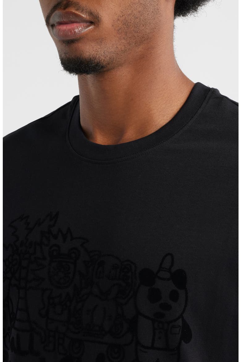 Outsiders Welcome Graphic T-Shirt, Alternate, color, BLACK
