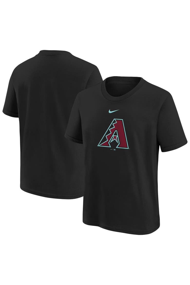 Youth Nike  Black Arizona Diamondbacks Large Logo T-Shirt, Main, color, Black