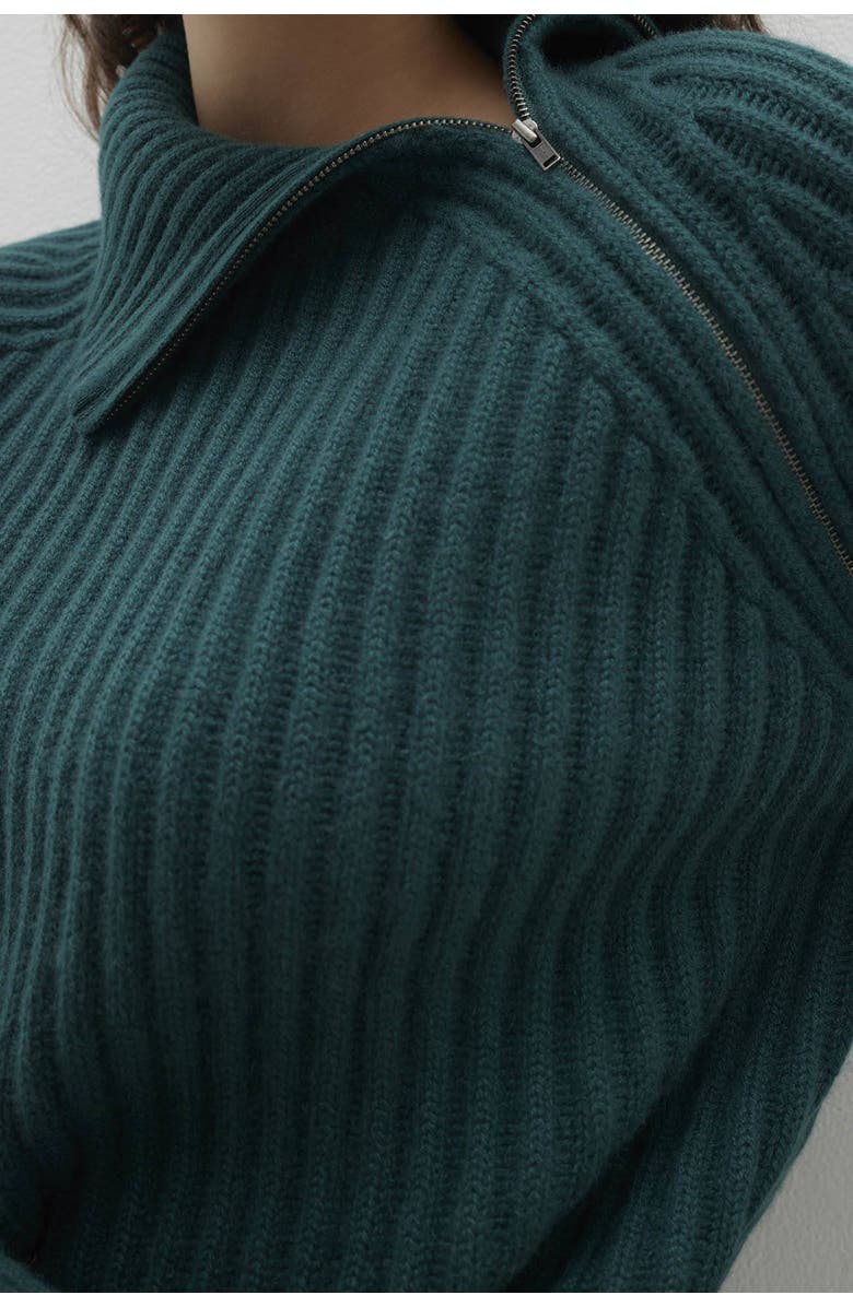 NAKED CASHMERE Aryana Cashmere Turtleneck, Alternate, color, Cypress