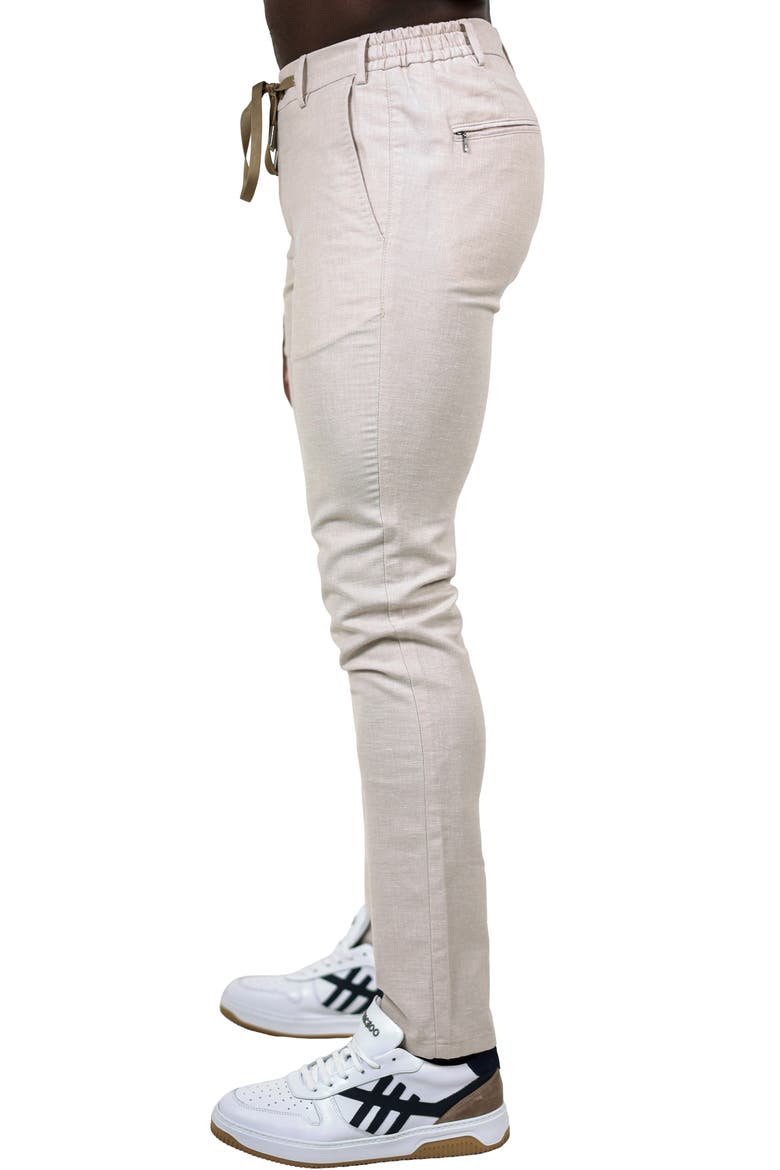 Marthyr Tapered Leg Drawstring Pants, Alternate, color, WHITE
