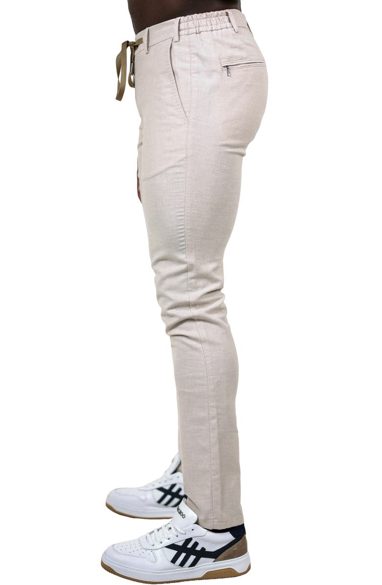 Maceoo Marthyr Tapered Leg Drawstring Pants, Alternate, color, White