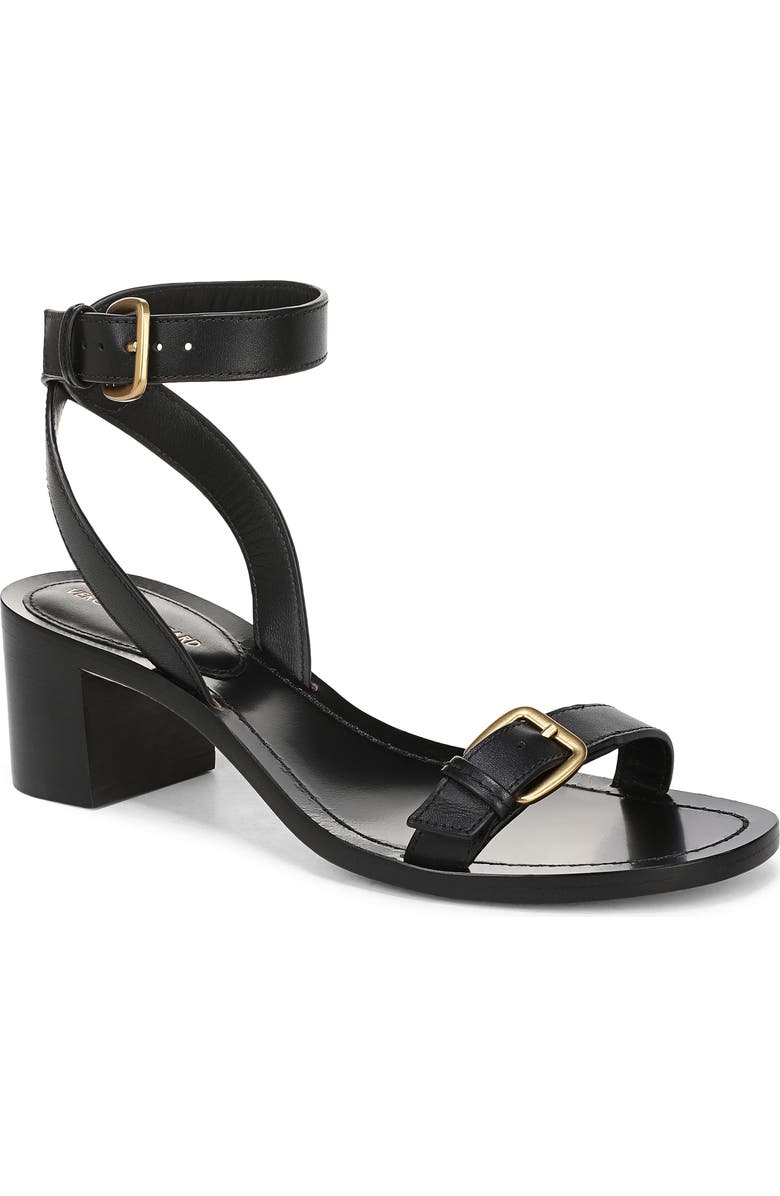 Veronica Beard Elia Ankle Strap Sandal, Main, color, Black
