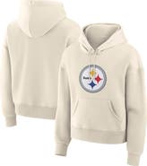 FANATICS Women's Fanatics Cream Pittsburgh Steelers Dove Legacy Pullover Hoodie