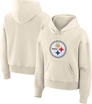 FANATICS Women's Fanatics Cream Pittsburgh Steelers Dove Legacy Pullover Hoodie